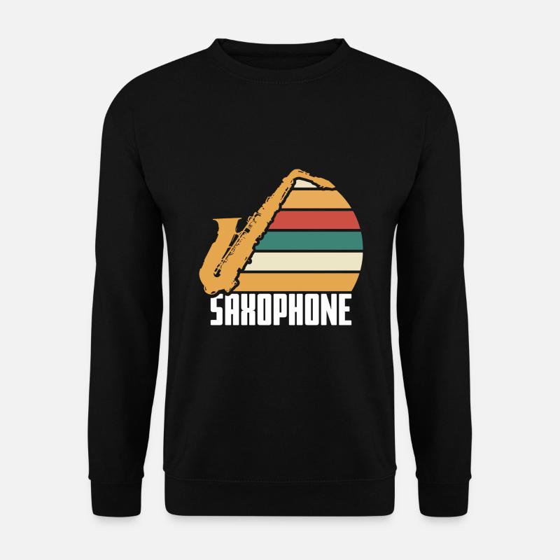 Saxophone Jazz - Unisex Sweatshirt - black