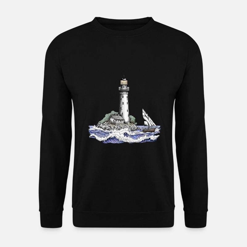 Lighthouse - Unisex Sweatshirt - black