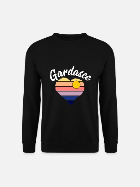 Gardasee Fan Gardasee Urlaub - Unisex Pullover - Schwarz