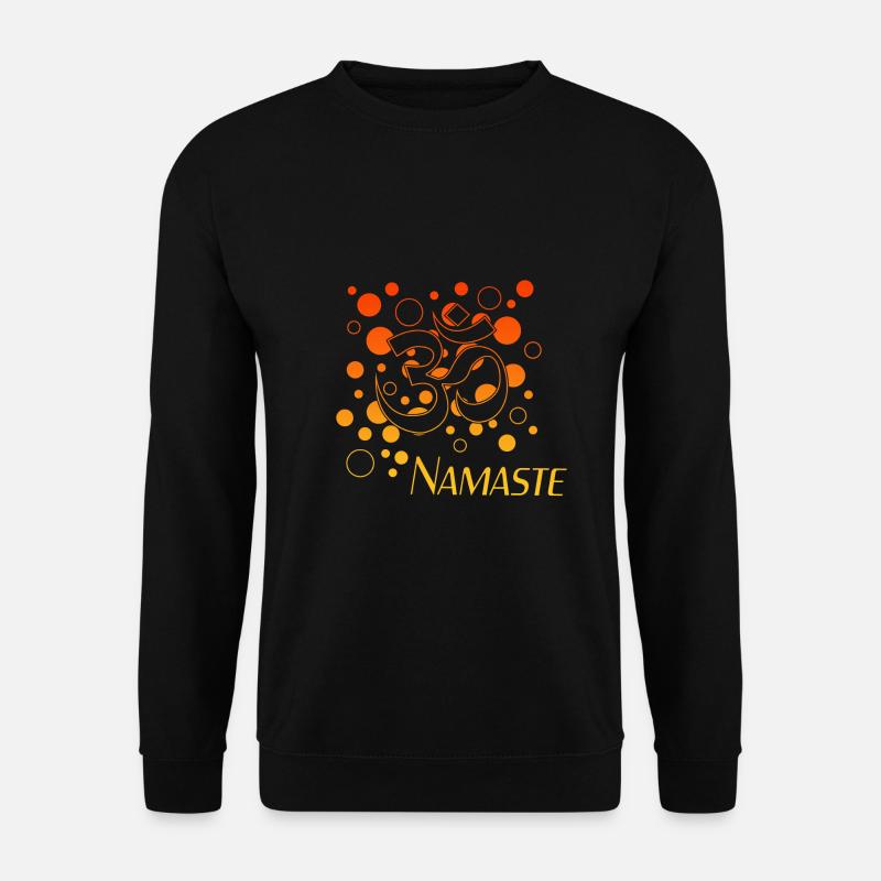 Namaste - Unisex Pullover - Schwarz