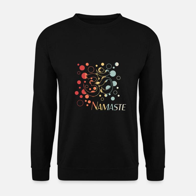 Namaste - Unisex Pullover - Schwarz