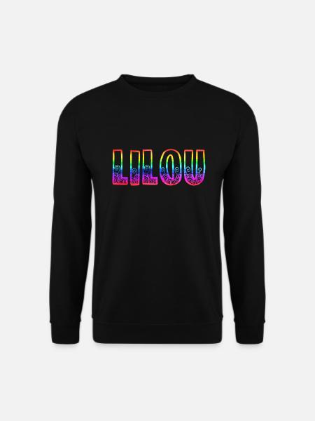 lilou rs regenbogen - Unisex Pullover - Schwarz