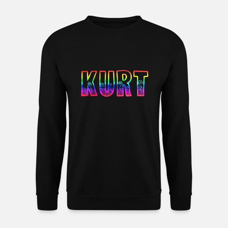 kurt rs rainbow - Unisex Sweatshirt - black