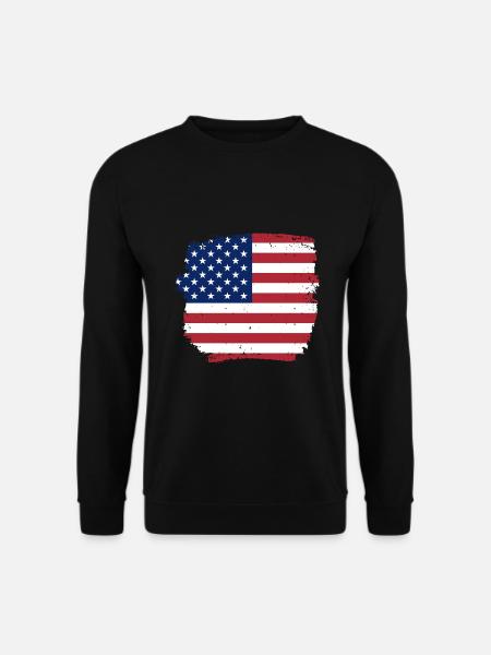 USA America - Unisex Sweatshirt - black