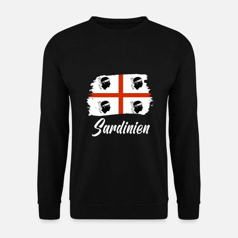 Sardinien Sardegna - Unisex Pullover - Schwarz