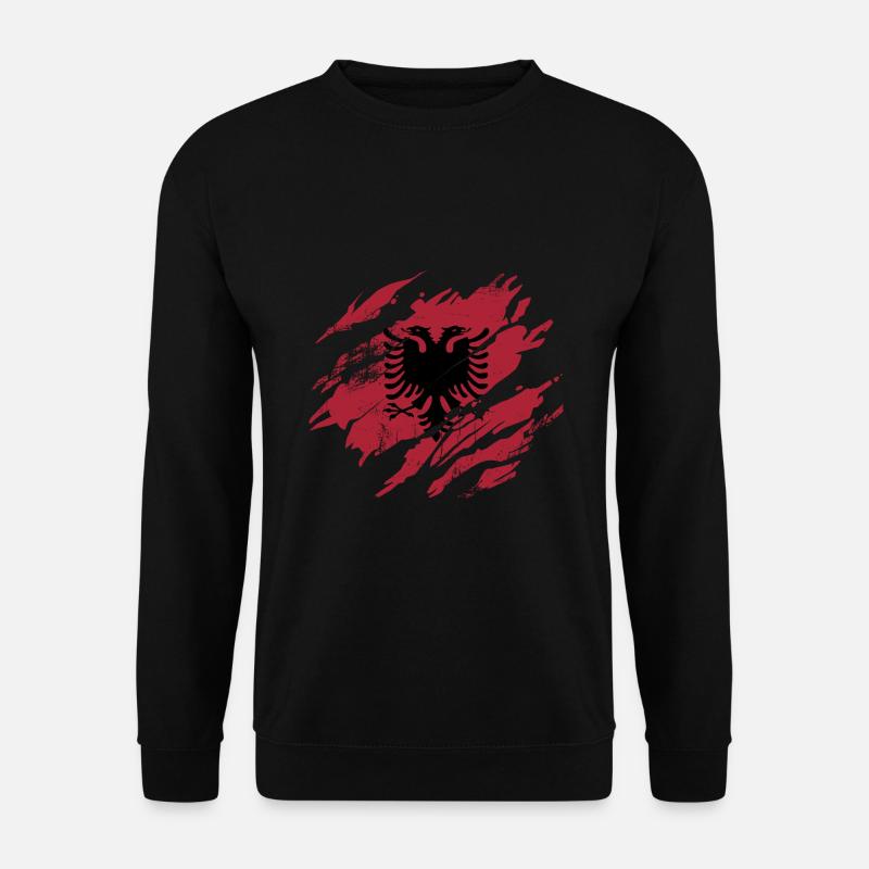 shqiptar albaner - Unisex Pullover - Schwarz