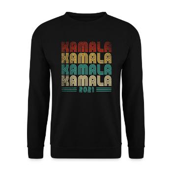 Kamala Harris 2021 - Unisex Sweatshirt - black - Front - Alina (178cm) & Michal (187cm)