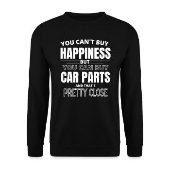 Auto Tuning Tuner Screwdriver Car Tuner Fun Shirt - Unisex Sweatshirt - black - Front - Alina (178cm) & Michal (187cm)