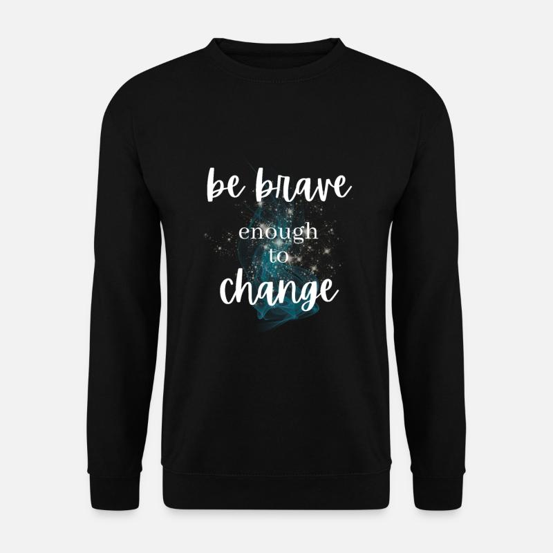 POSITIVE EINSTELLUNG MINDSET Motivation - Unisex Pullover - Schwarz