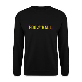 football brazil - Sweat-shirt Unisexe - noir - Devant - Alina (178cm) & Michal (187cm)