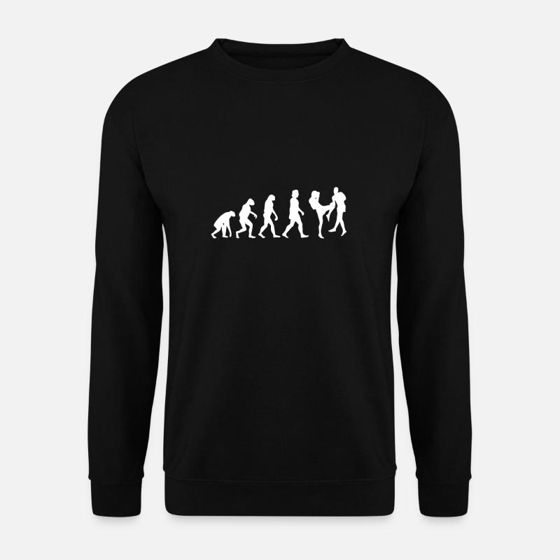 Thai boxing evolution - Unisex Sweatshirt - black