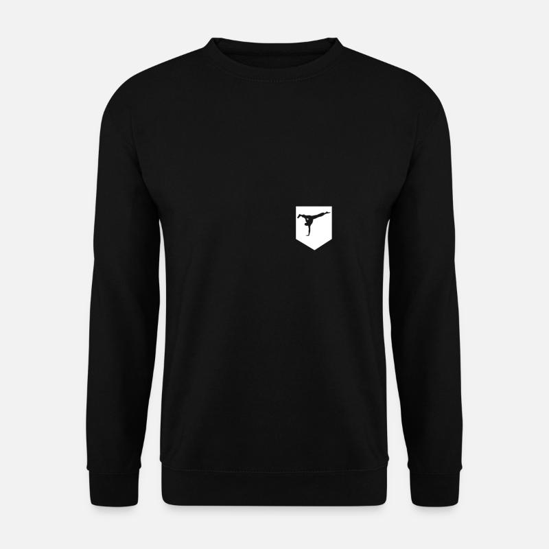 Capoeira Seitentasche - Unisex Pullover - Schwarz
