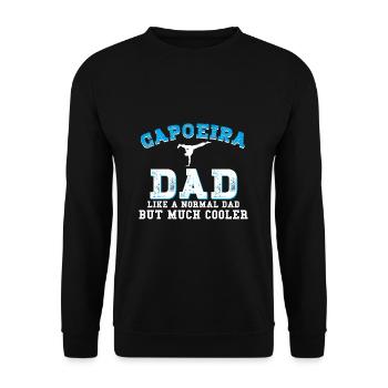 Capoeira dad - Unisex Sweatshirt - black - Front - Alina (178cm) & Michal (187cm)