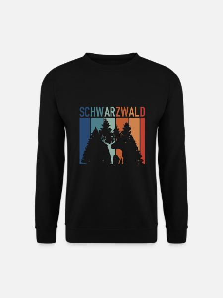 Schwarzwald Wandern - Unisex Pullover - Schwarz