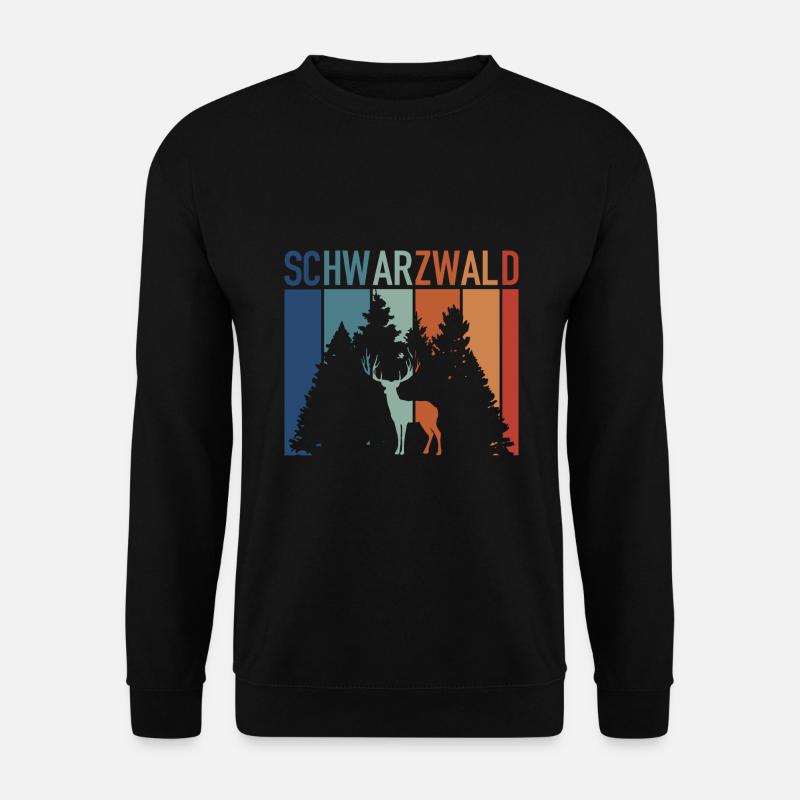 Schwarzwald Wandern - Unisex Pullover - Schwarz