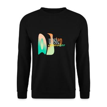 DJ Dubstep - Sweat-shirt Unisexe - noir - Devant - Alina (178cm) & Michal (187cm)