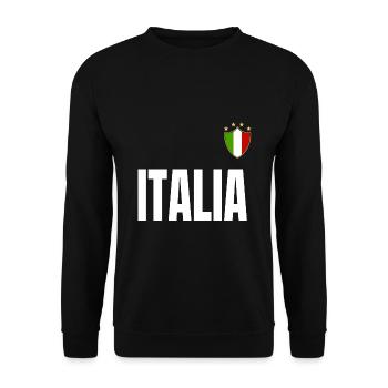 italia Sommer - Unisex Pullover - Schwarz - Vorne - Alina (178cm) & Michal (187cm)