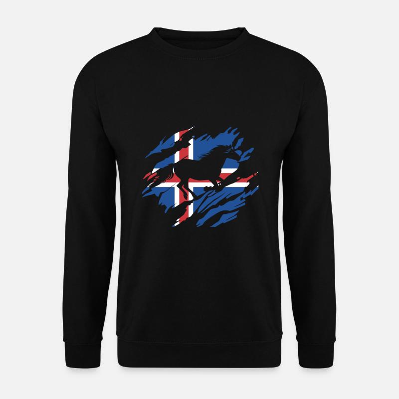 Isländer - Unisex Pullover - Schwarz