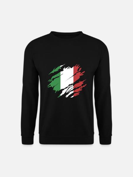 Italia flag - Unisex Sweatshirt - black