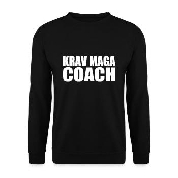Krav maga - Sweat-shirt Unisexe - noir - Devant - Alina (178cm) & Michal (187cm)