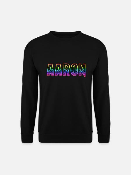 aaron rs rainbow - Unisex Sweatshirt - black