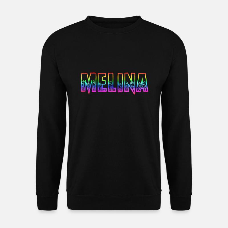 melina rs rainbow - Unisex Sweatshirt - black