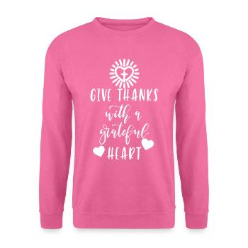 Vêtements chrétiens Vêtements chrétiens - Sweat-shirt Unisexe - rose - Devant