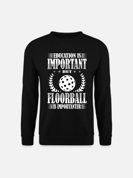 Floorball - Unisex Pullover - Schwarz