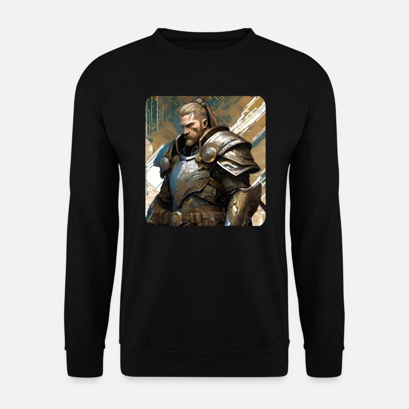 Stolzer Ritter - Unisex Pullover - Schwarz