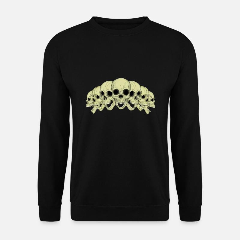 7 skulls - Unisex Sweatshirt - black