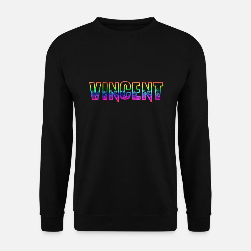 vincent rs regenbogen - Unisex Pullover - Schwarz
