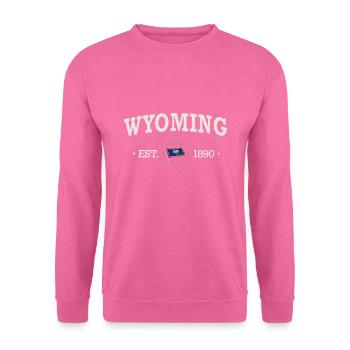 Wyoming Est - Wyoming - Unisex Pullover - Pink - Vorne