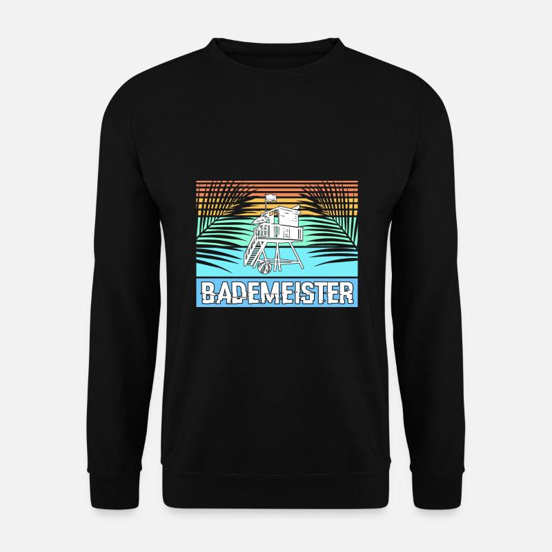 sommer bademeister - Unisex Pullover - Schwarz