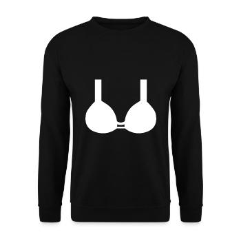 Bikini Party - Unisex Sweatshirt - black - Front - Alina (178cm) & Michal (187cm)