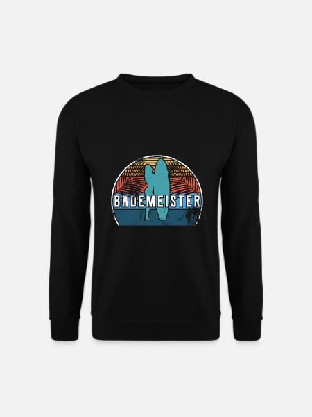 bademeister sommer - Unisex Pullover - Schwarz