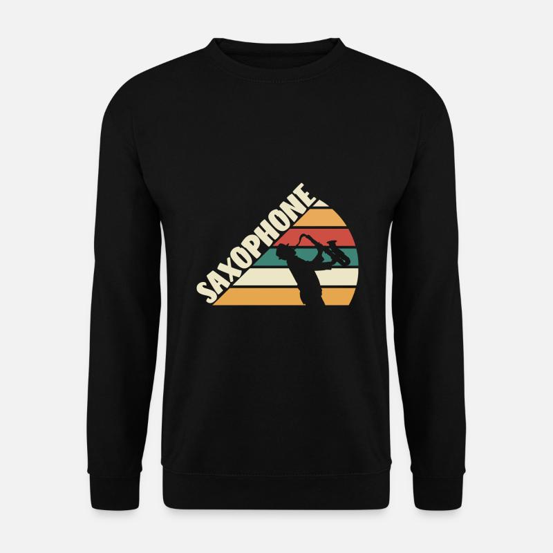 Jazz player saxophone - Unisex Sweatshirt - black