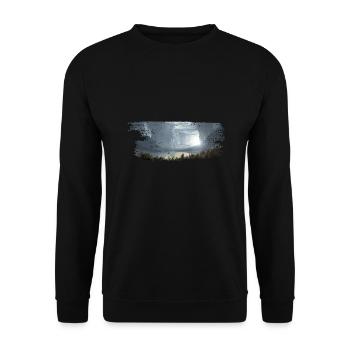 Fantasy cave - Unisex Sweatshirt - black - Front - Alina (178cm) & Michal (187cm)