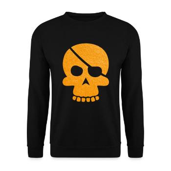Tête de mort - Sweat-shirt Unisexe - noir - Devant - Alina (178cm) & Michal (187cm)
