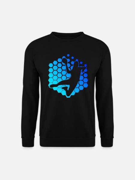 Handballspieler Herren Handballspielen Handball - Unisex Pullover - Schwarz