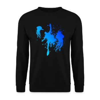 Scuba Taucher Diving Diver Scuba Tauchen - Unisex Sweatshirt - black - Front - Alina (178cm) & Michal (187cm)