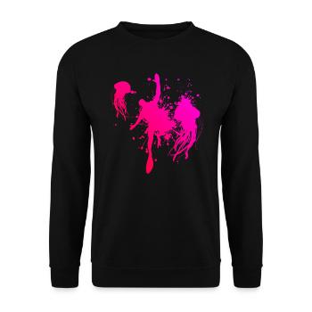 Plongée Plongée Femmes Plongeurs Plongée Hommes Plongeurs - Sweat-shirt Unisexe - noir - Devant - Alina (178cm) & Michal (187cm)