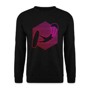 Kitesurf Femmes Kitesurf Kitesurf Hommes - Sweat-shirt Unisexe - noir - Devant - Alina (178cm) & Michal (187cm)