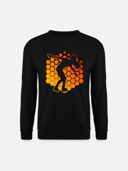 Rollerskate Roller Skating Rollerskaten Rollschuhl - Unisex Pullover - Schwarz