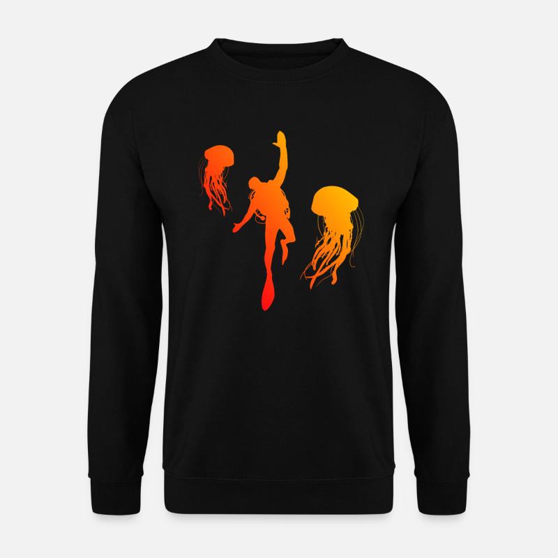 Scuba Taucher Diving Scuba Tauchen Tauchen - Unisex Pullover - Schwarz