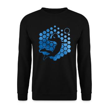 Équipe masculine de volleyball volleyball - Sweat-shirt Unisexe - noir - Devant - Alina (178cm) & Michal (187cm)