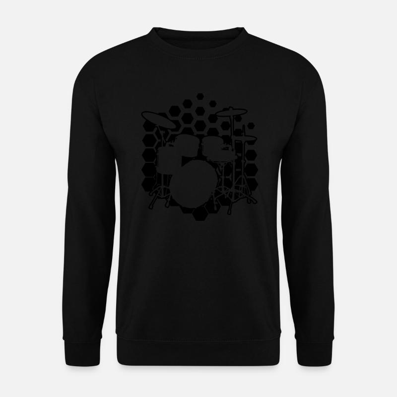 Drummer Drums Drumming - Unisex Sweatshirt - black