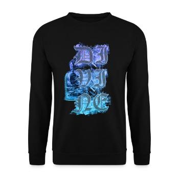 Divine Buddha Sacred Geometry Abstract - Unisex Sweatshirt - black - Front - Alina (178cm) & Michal (187cm)