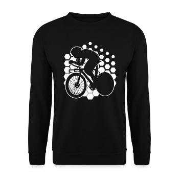 Cyclisme sur route Vélo de route Femmes Vélo de route Hommes - Sweat-shirt Unisexe - noir - Devant - Alina (178cm) & Michal (187cm)