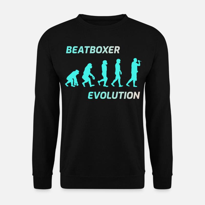 Evolution de Beatboxer Beatbox Beatboxing - Sweat-shirt Unisexe - noir