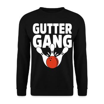 Bowling Bowler Gutter Strike Replacement Needles - Unisex Sweatshirt - black - Front - Alina (178cm) & Michal (187cm)